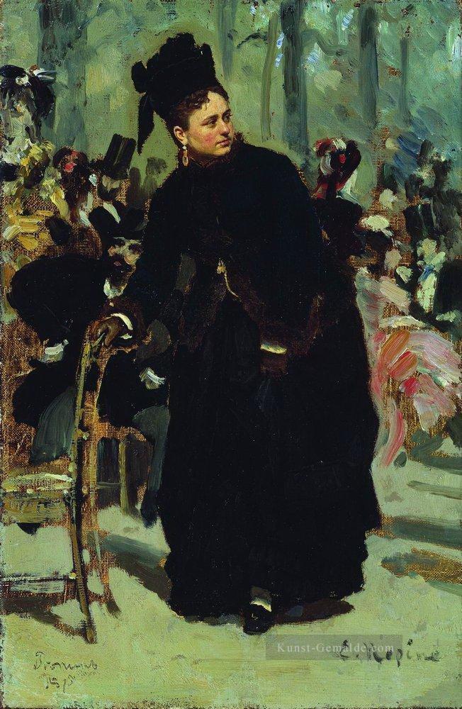 Frauenstudie 1875 Ilya Repin Ölgemälde